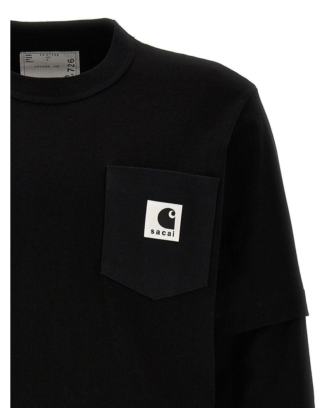Sacai T-Shirt X Carhartt Wip in Black for Men | Lyst Sacai T-Shirt X Carhartt Wip in Black for Men | Lyst