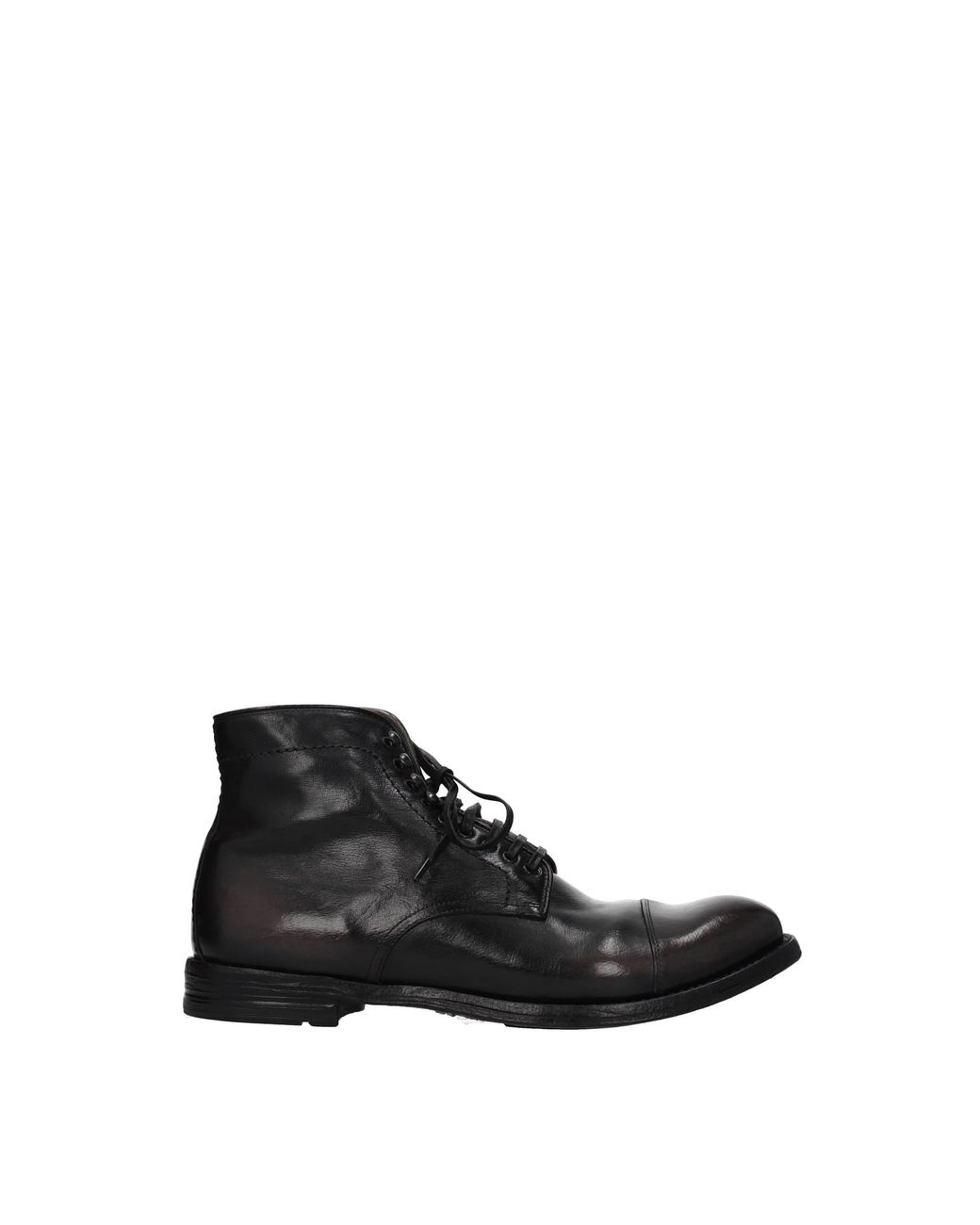 Creative Ankle Boot Leather in Black for Men | Lyst