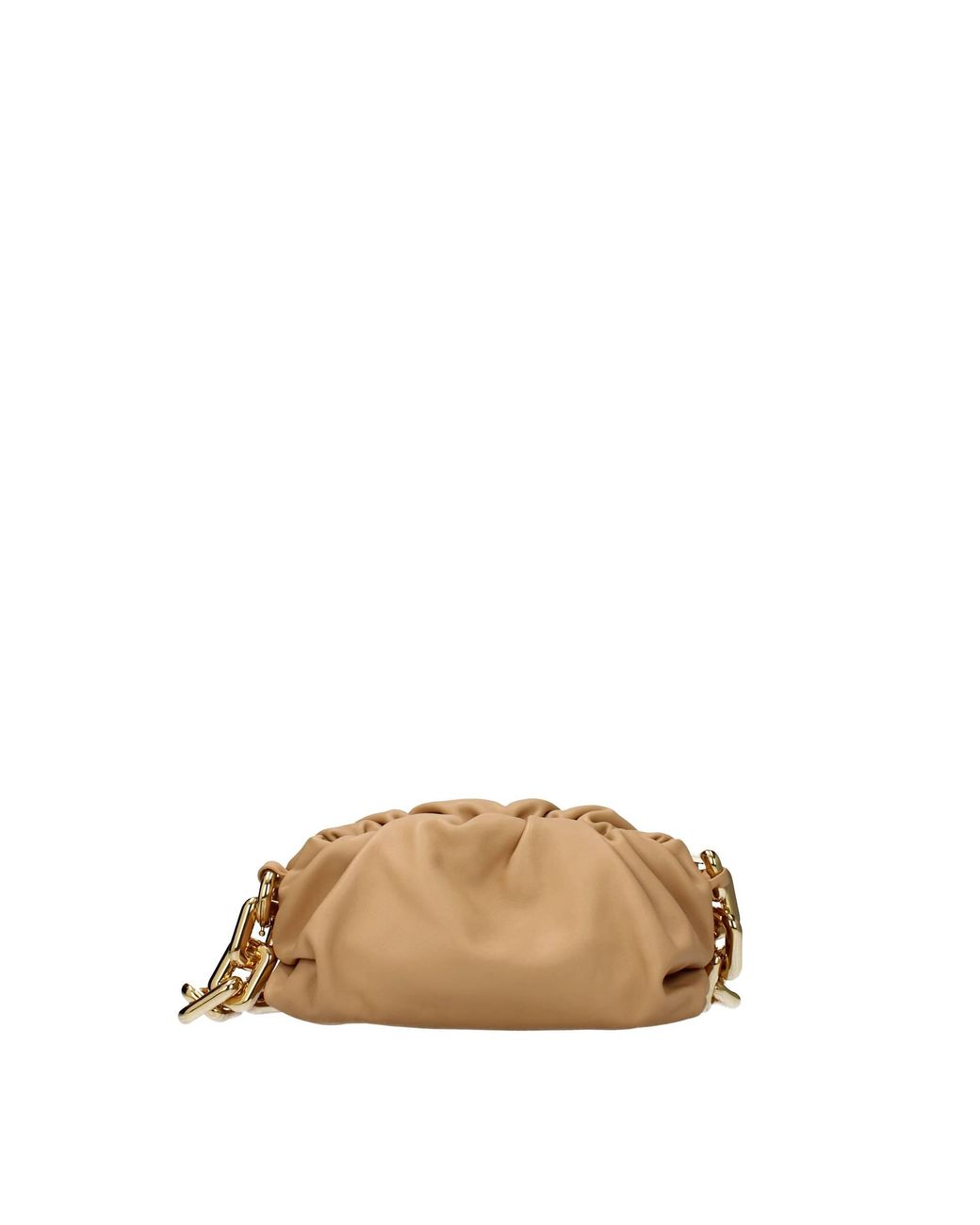 Bottega Veneta Shoulder Bags Blois Leather Beige Almond | Lyst