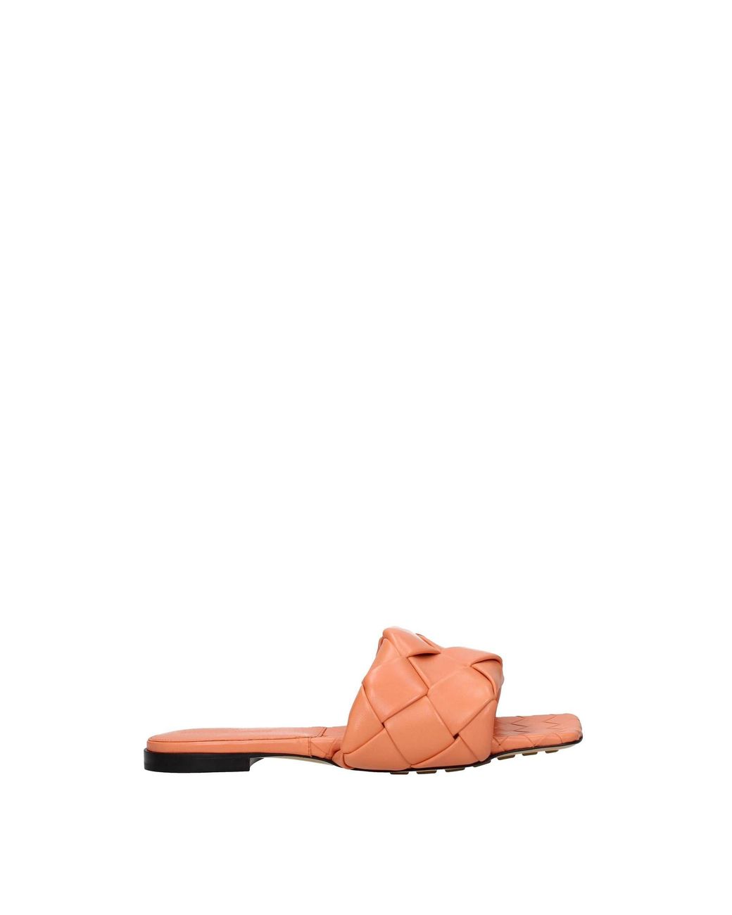 Bottega Veneta Slippers And Clogs Leather Papaya in Pink Lyst