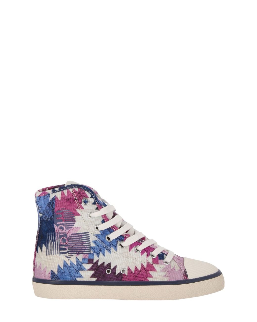 toile Isabel Marant Sneakers Alte In Tessuto Multicolor Lyst UK
