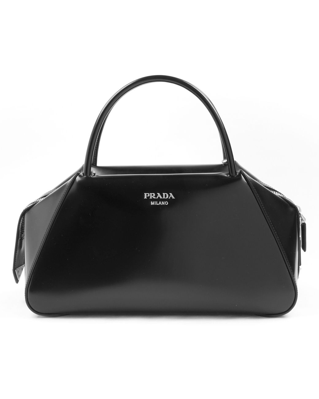 Prada Black Leather Supernova Bag Lyst