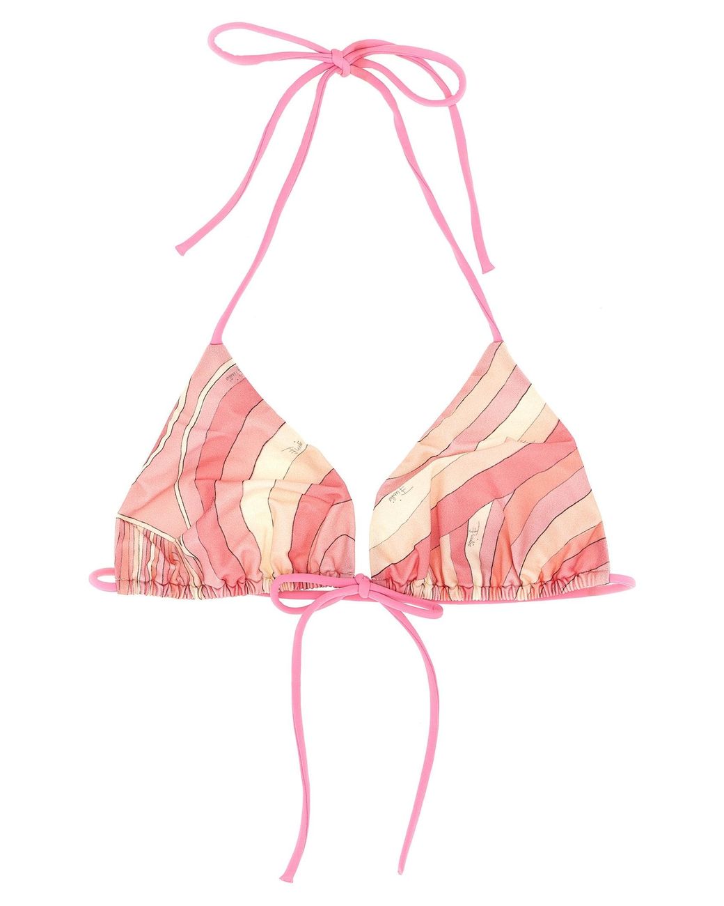PUCCI Bikini Top in Pink | Lyst