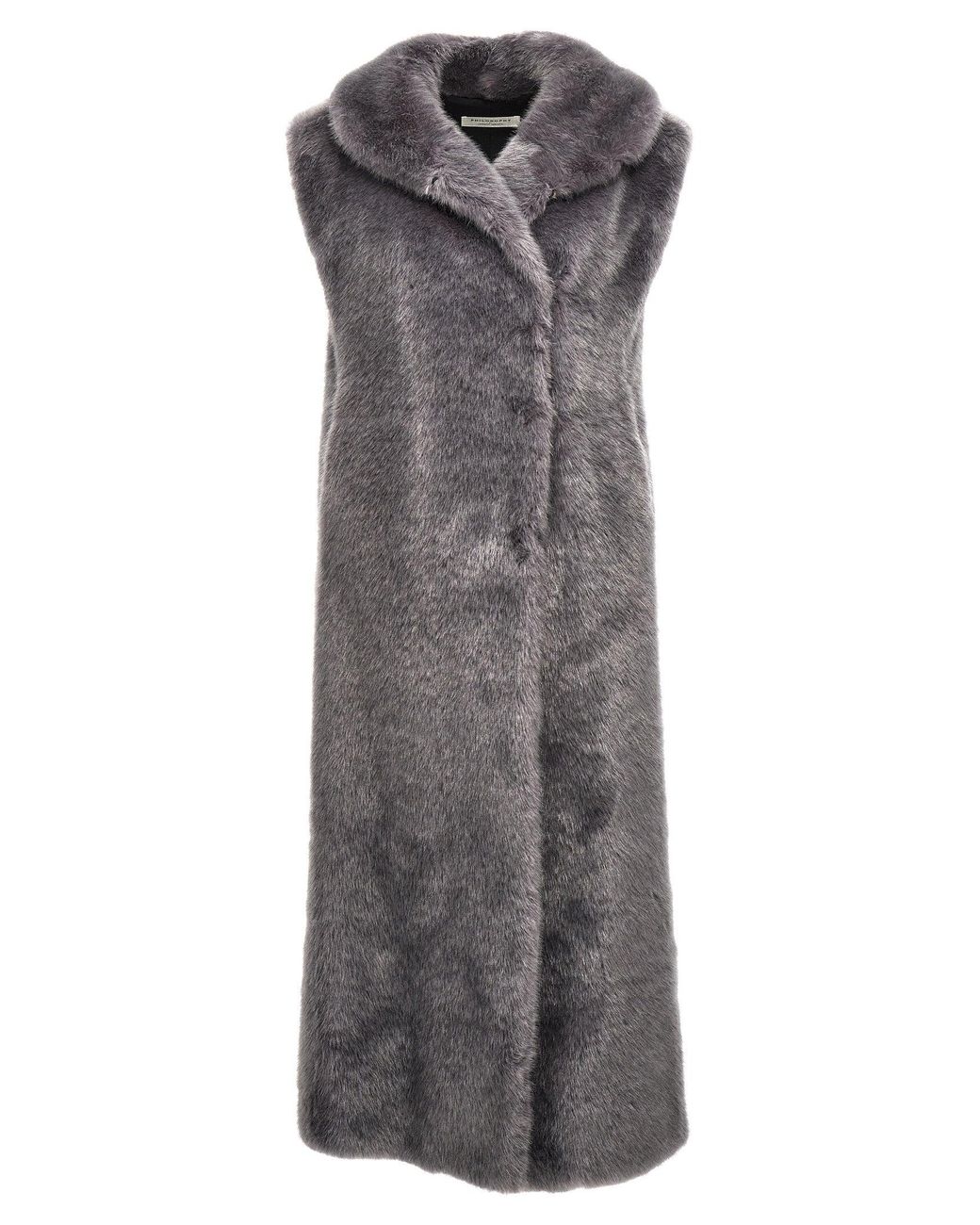 Faux mink vest cheap