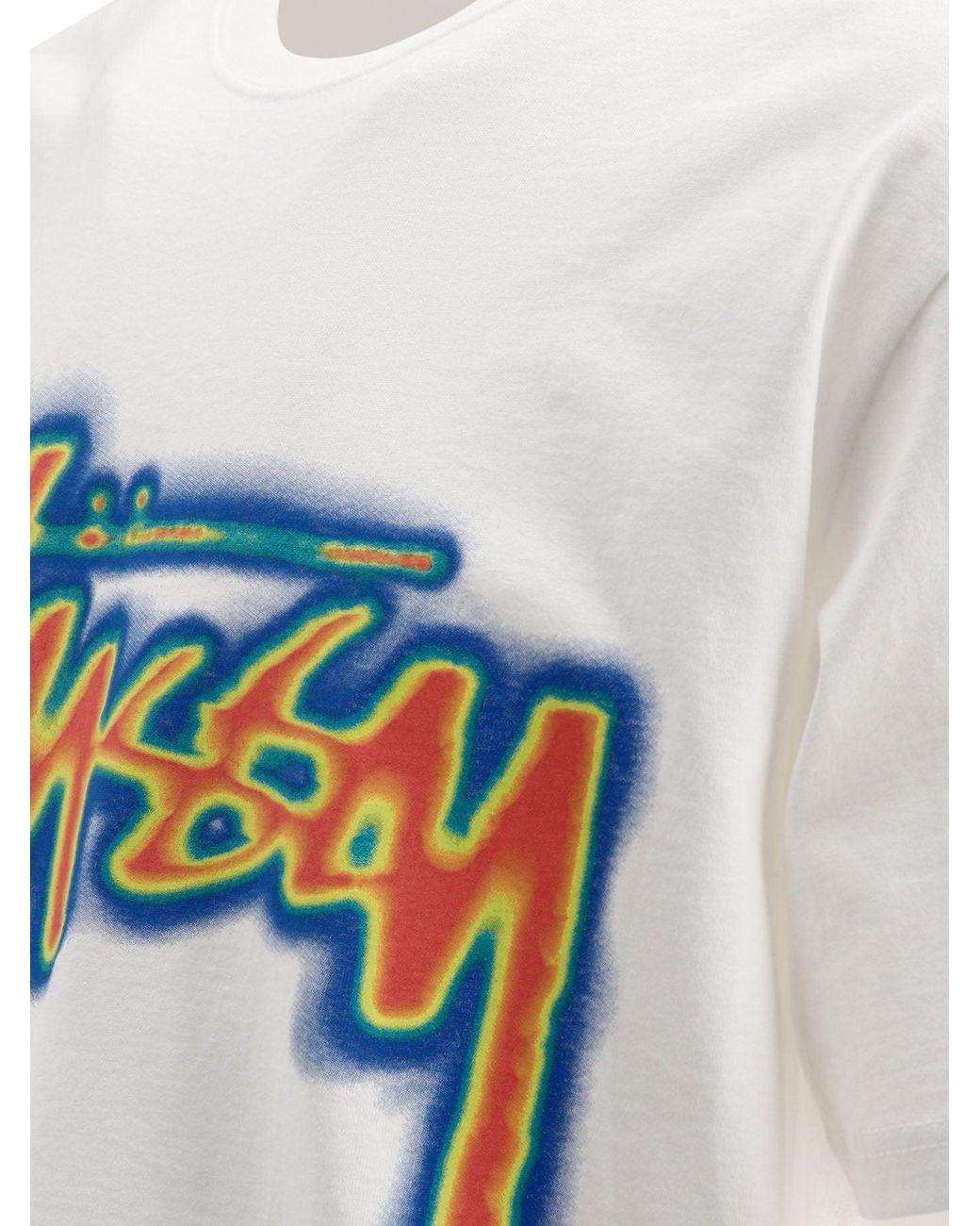 【ステューシー】Stussy Thermal Stock T-Shirt White ★人気★ stussy-White-Thermal-Stock-T-