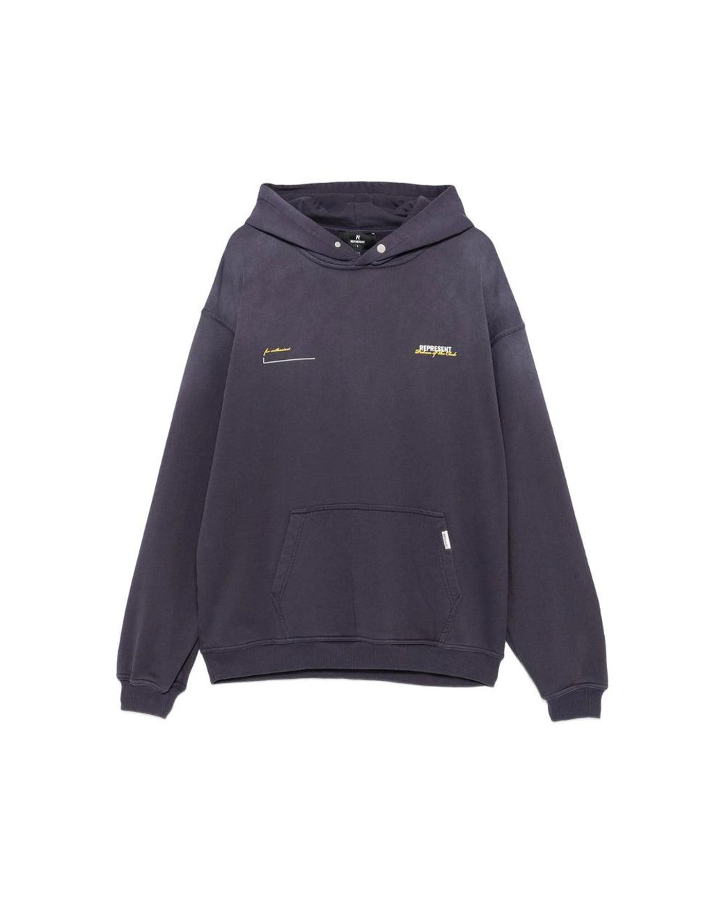 スウェット・トレーナー REPRESENT Powder Blue Cotton Sweatshirt Represent Cotton Sweatshirts in Blue for Men | Lyst Canada