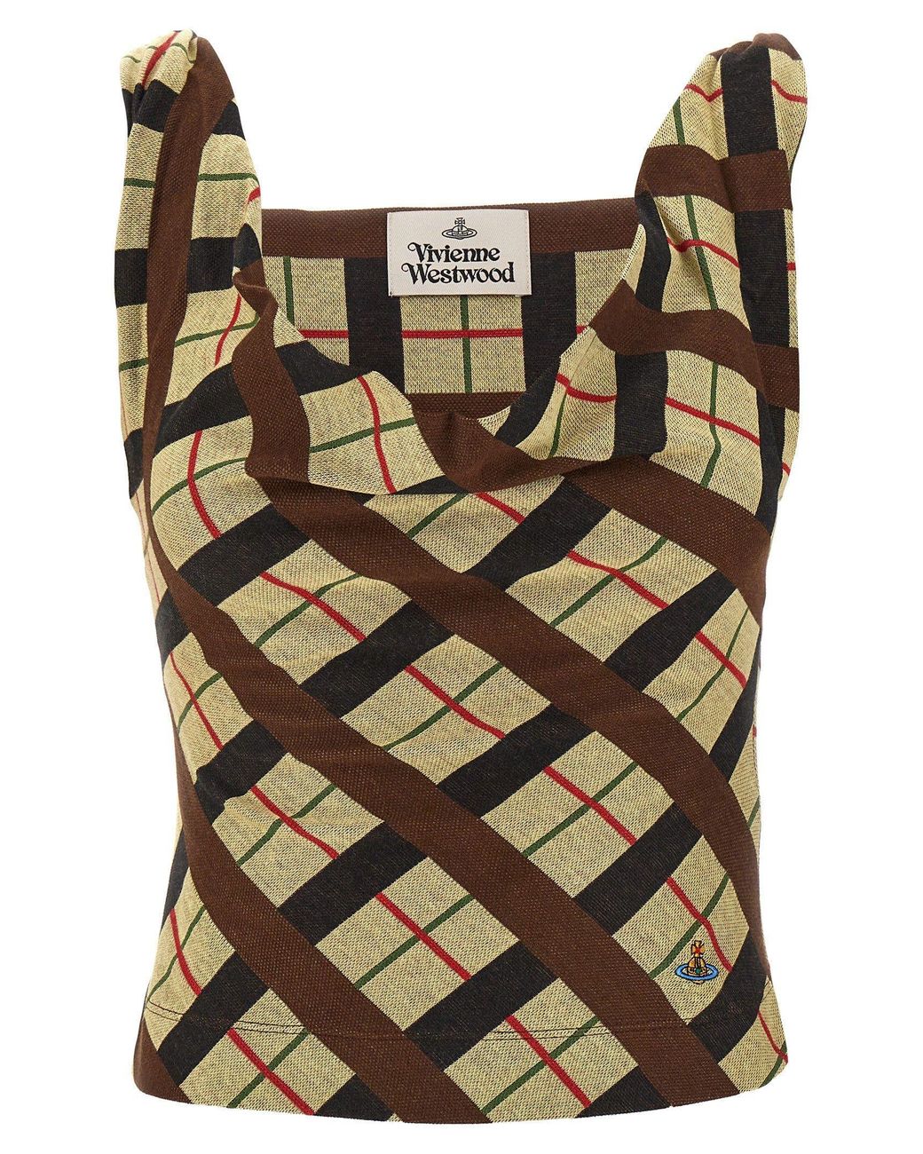 トップス Vivienne Westwood Multicolor Embroidered Tank Top by Vivienne Westwood on Sale