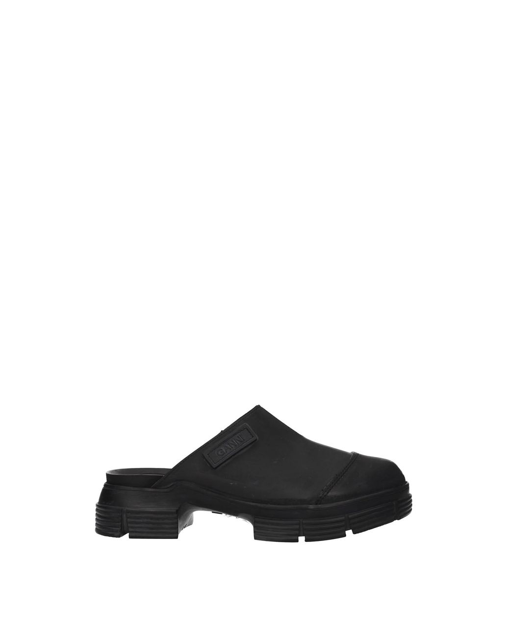 Ganni Slippers And Clogs Rubber in Black Lyst UK