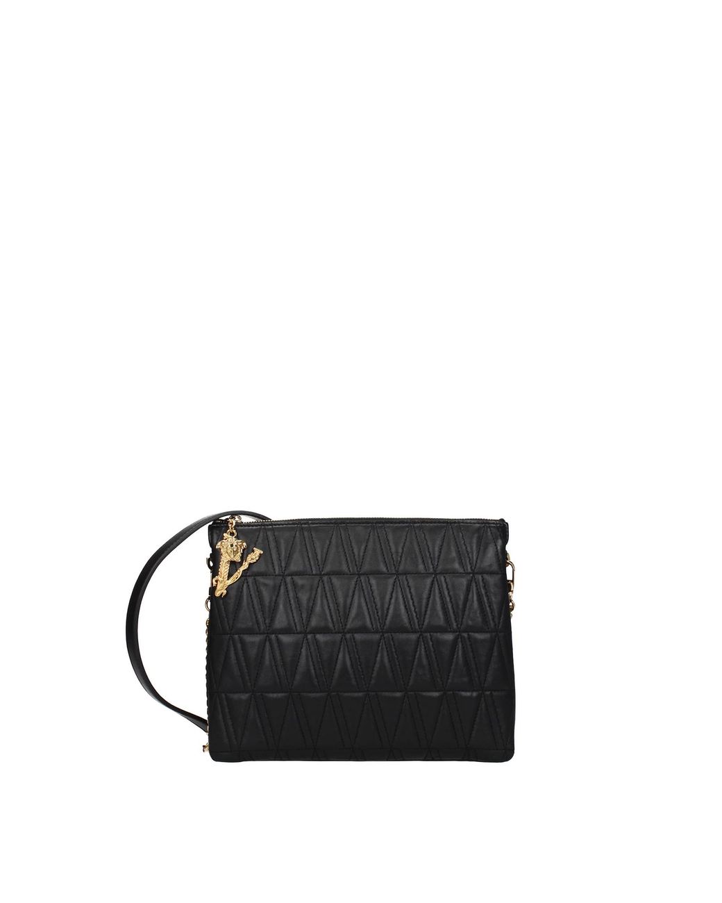 Versace Crossbody Bag Leather in Black Lyst
