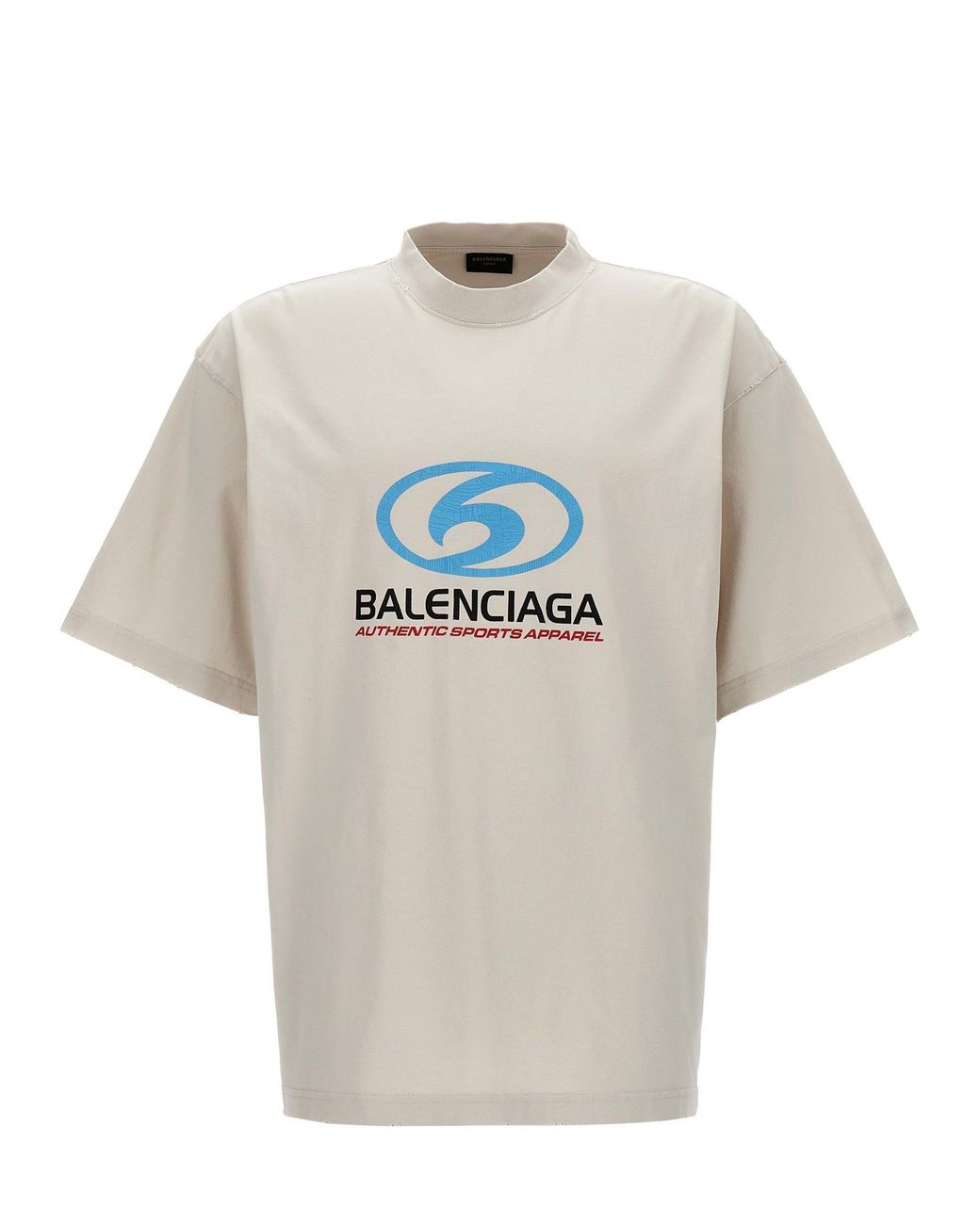 関税込【BALENCIAGA】Surfer Vintage コットンTシャツ balenciaga-Beige-Surfer-T-