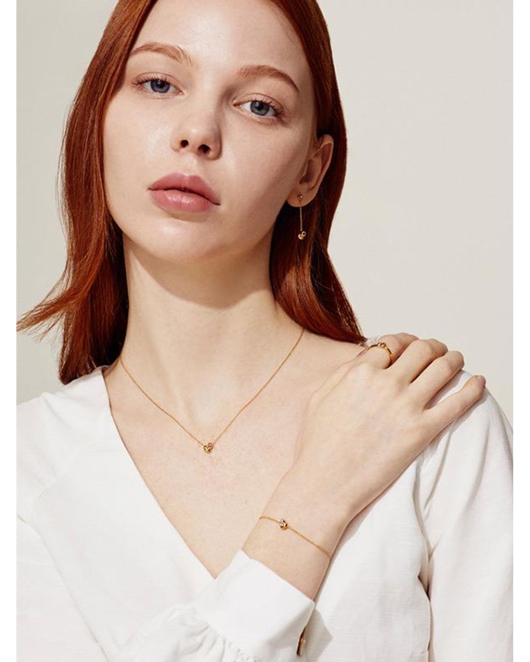 【HYERES LOR】Happiness 14K mini Lock necklace HYERES LOR】Happiness 14K mini Lock necklace