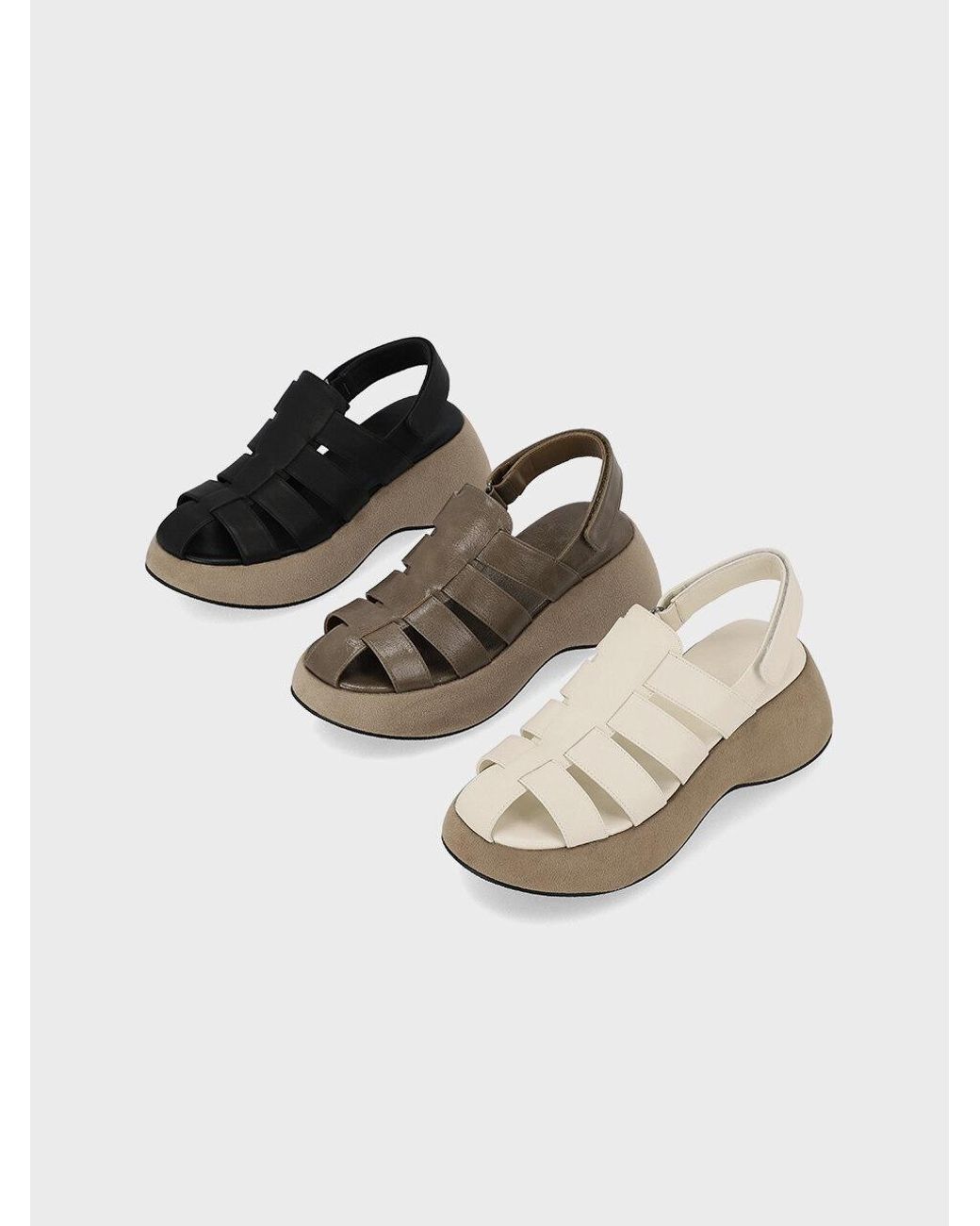 Intense Clothing Leather Fisherman Clog Sandals 6cm in Black | Lyst