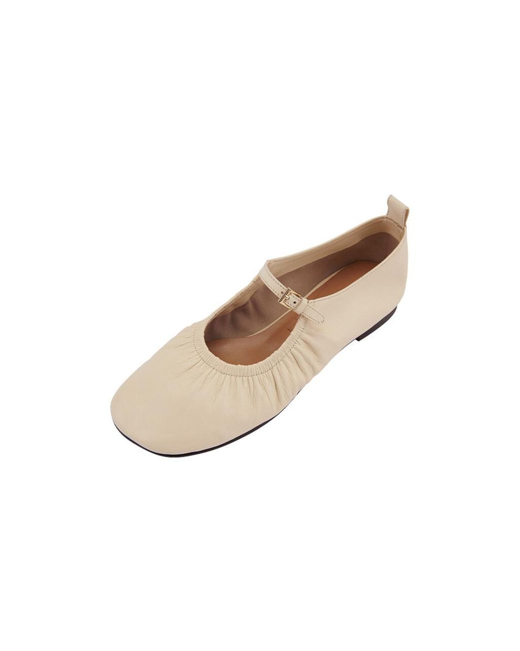 Image 1 of Reike Nen Patent Leather Square Chain Heels in Sky Blue