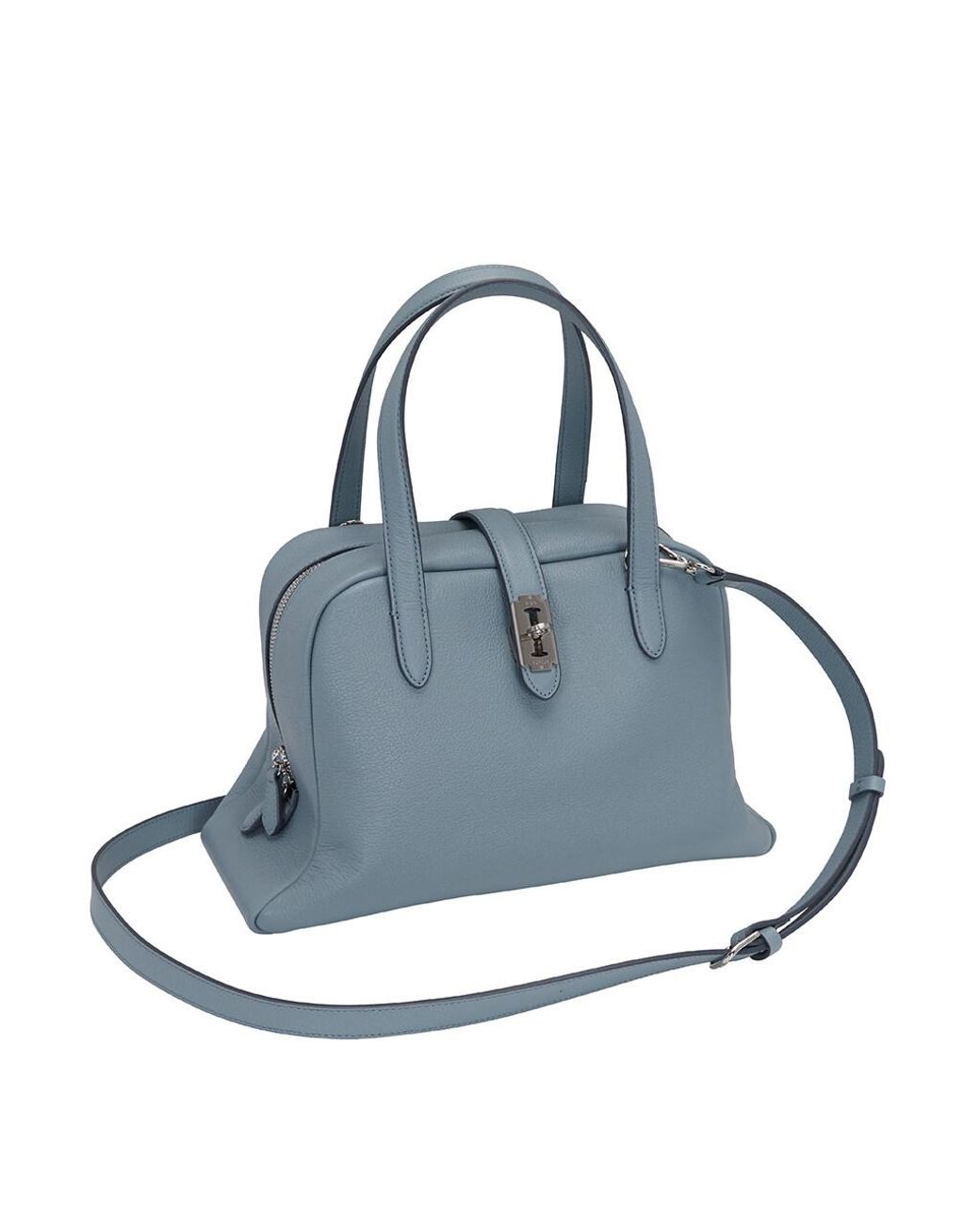 Baby Blue Woven Tote – Bag & Bougie