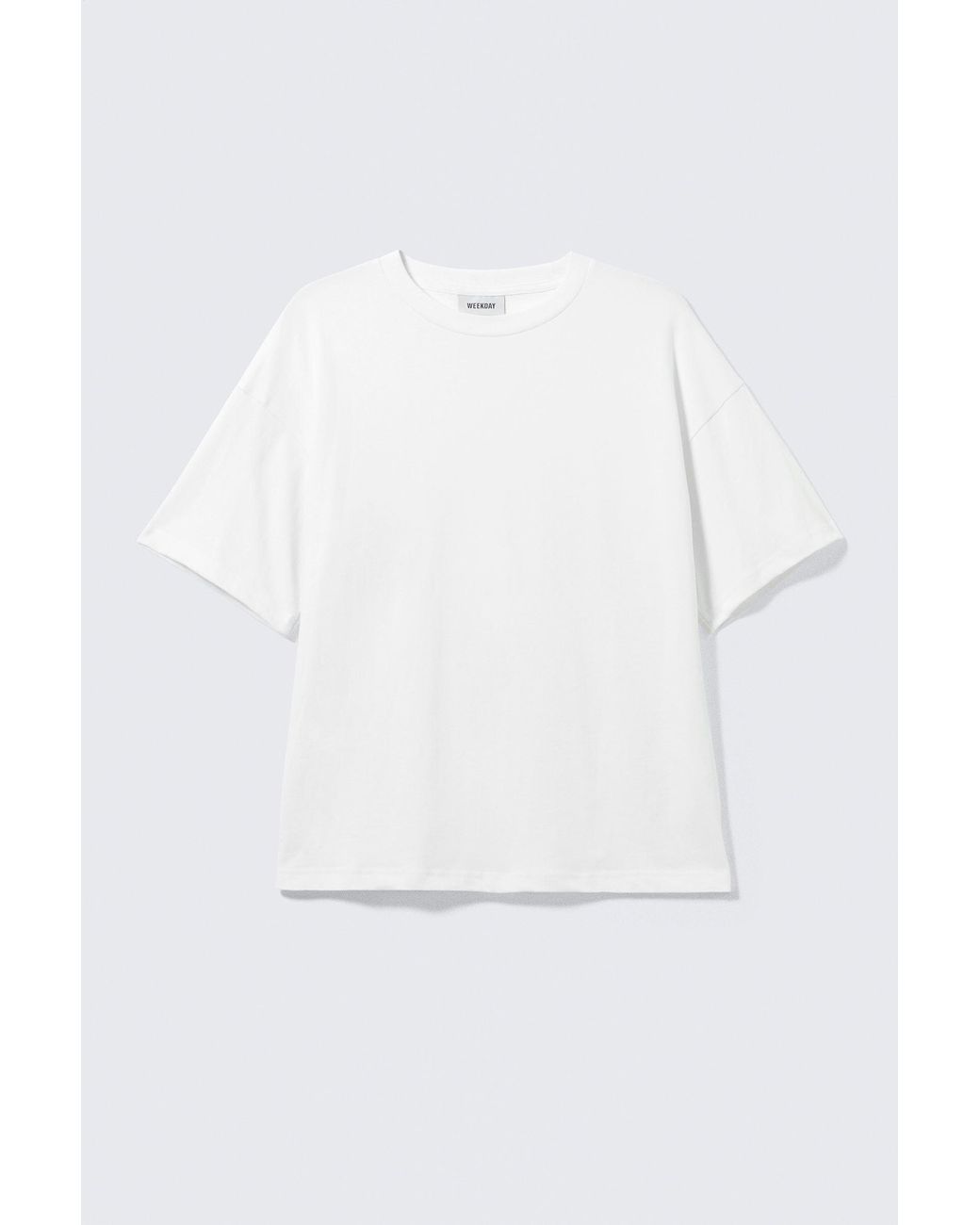Weekday White Great Boxy Heavyweight T-shirt for men