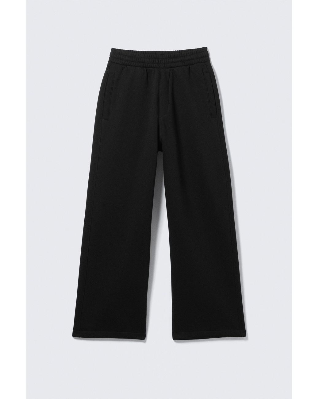 Weekday Black Loose Sweatpants for men