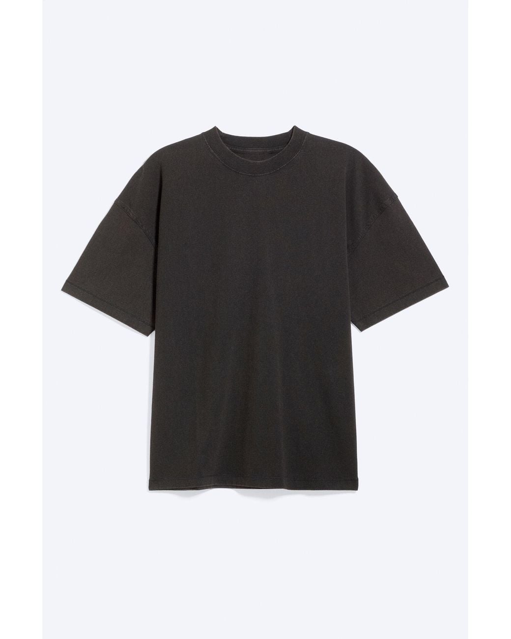 Weekday Black Oversized Boxy T-Shirt for men