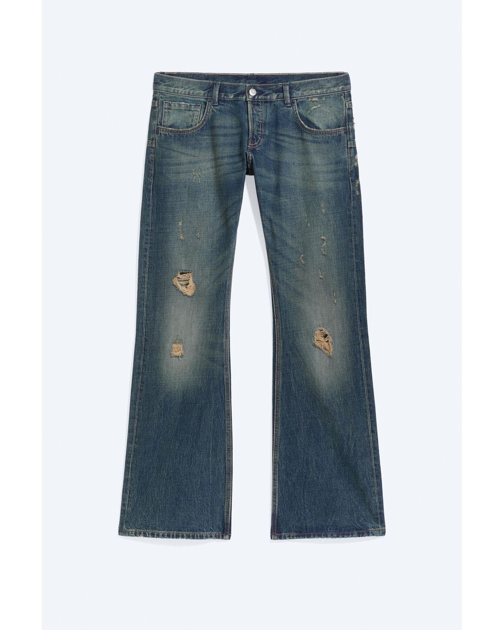 Weekday Blue Energy Low Waist Bootcut Jeans