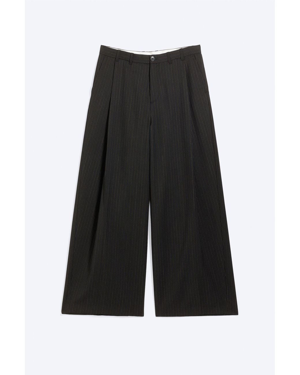 Weekday Blue Banks Oversized Wool-Blend Suit Trousers for men