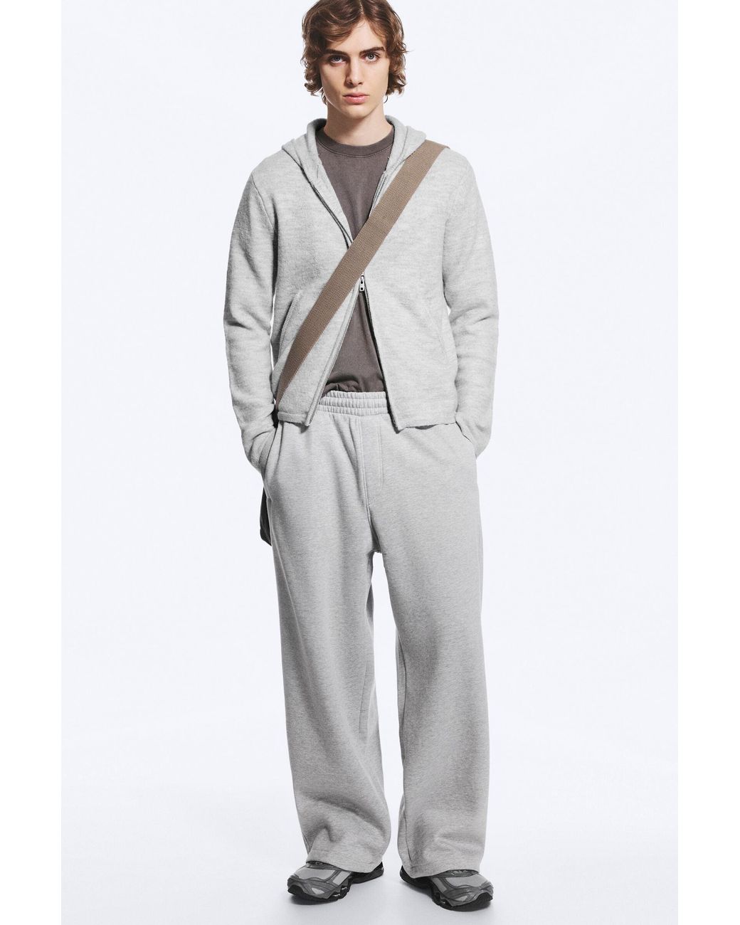 Weekday Gray Loose Fit Sweatpants for men