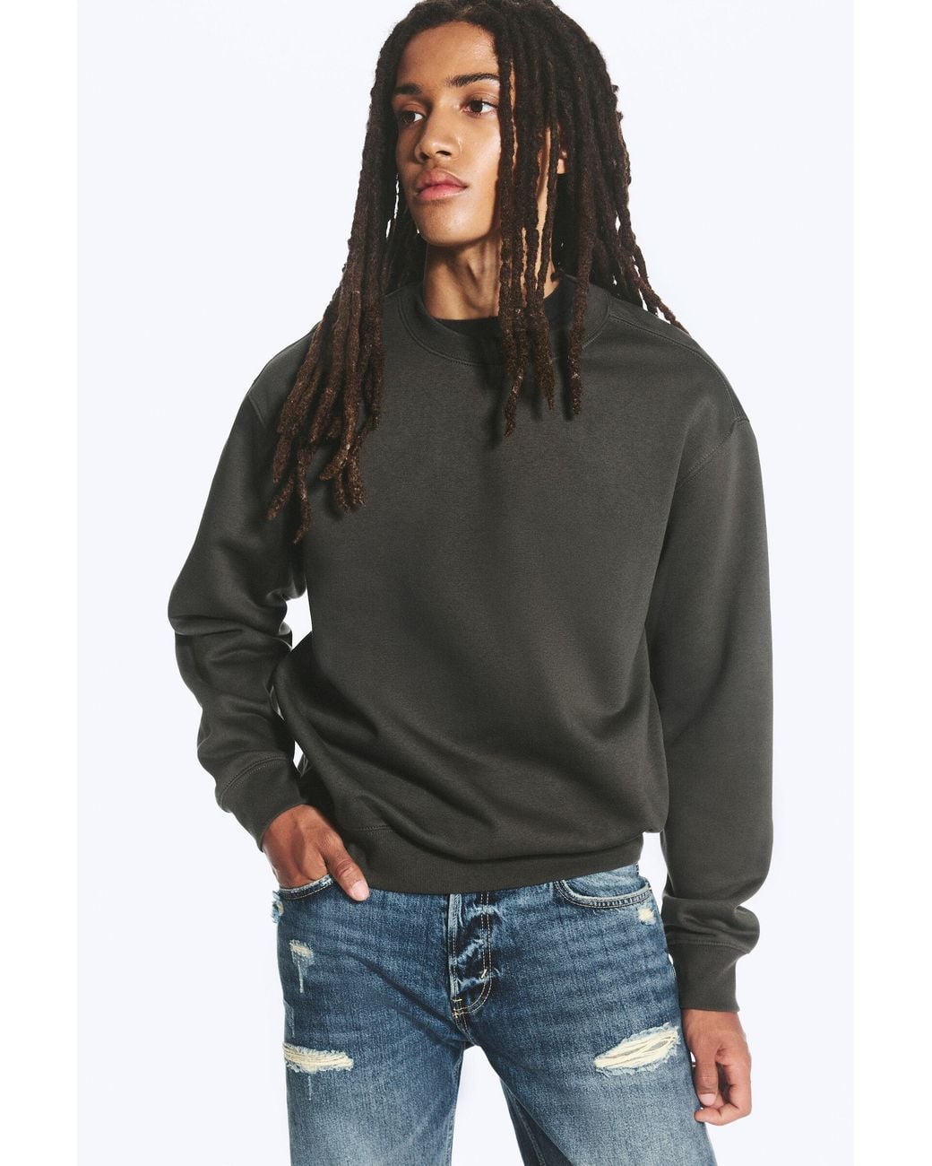 Weekday Black Classic Sweatshirt for men
