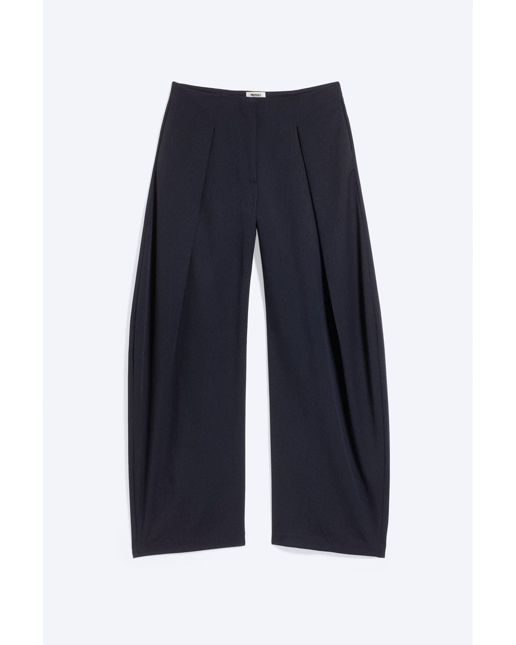 Monki Blue Low Rise Balloon Trousers
