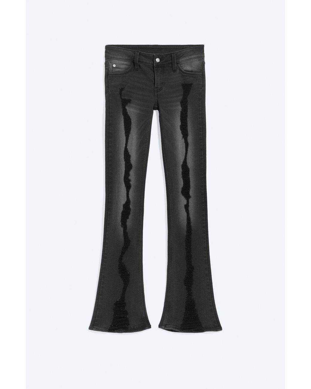 Cheap Monday Black Booty Bei Low Waist Skinny Bootcut Jeans