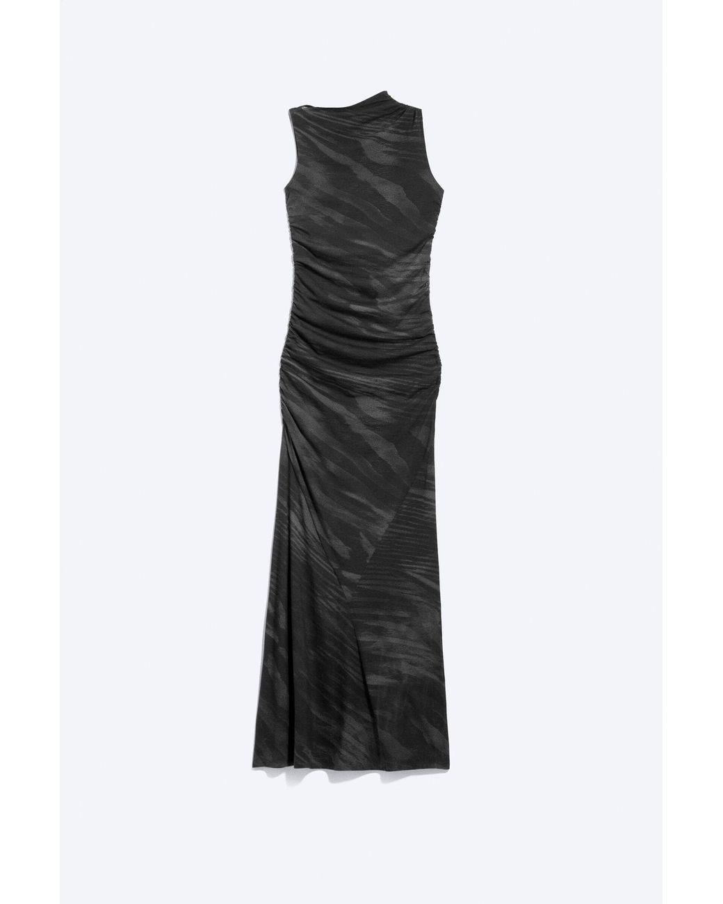 Weekday Black Printed Maxi Dress