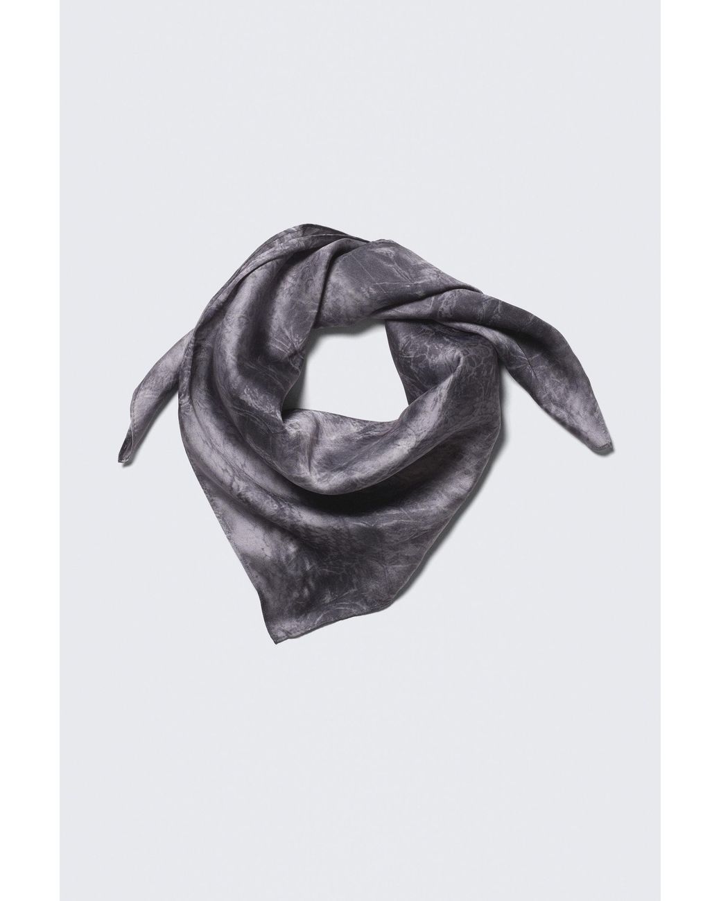 Weekday White Printed Square Scarf