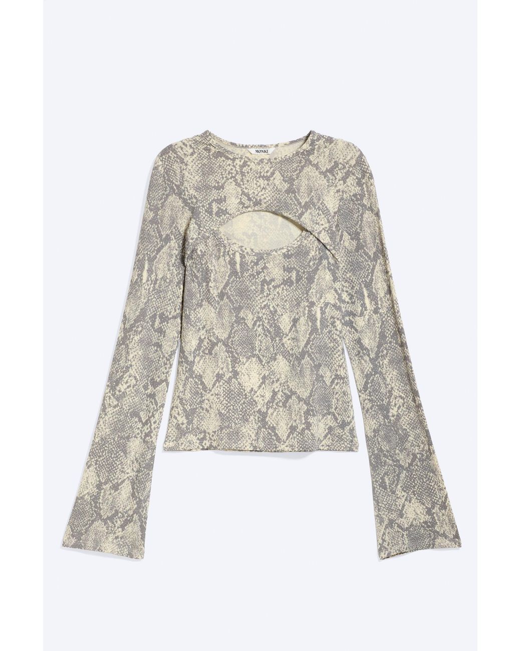 Monki Blue Layered Two-Piece Bolero Long-Sleeve