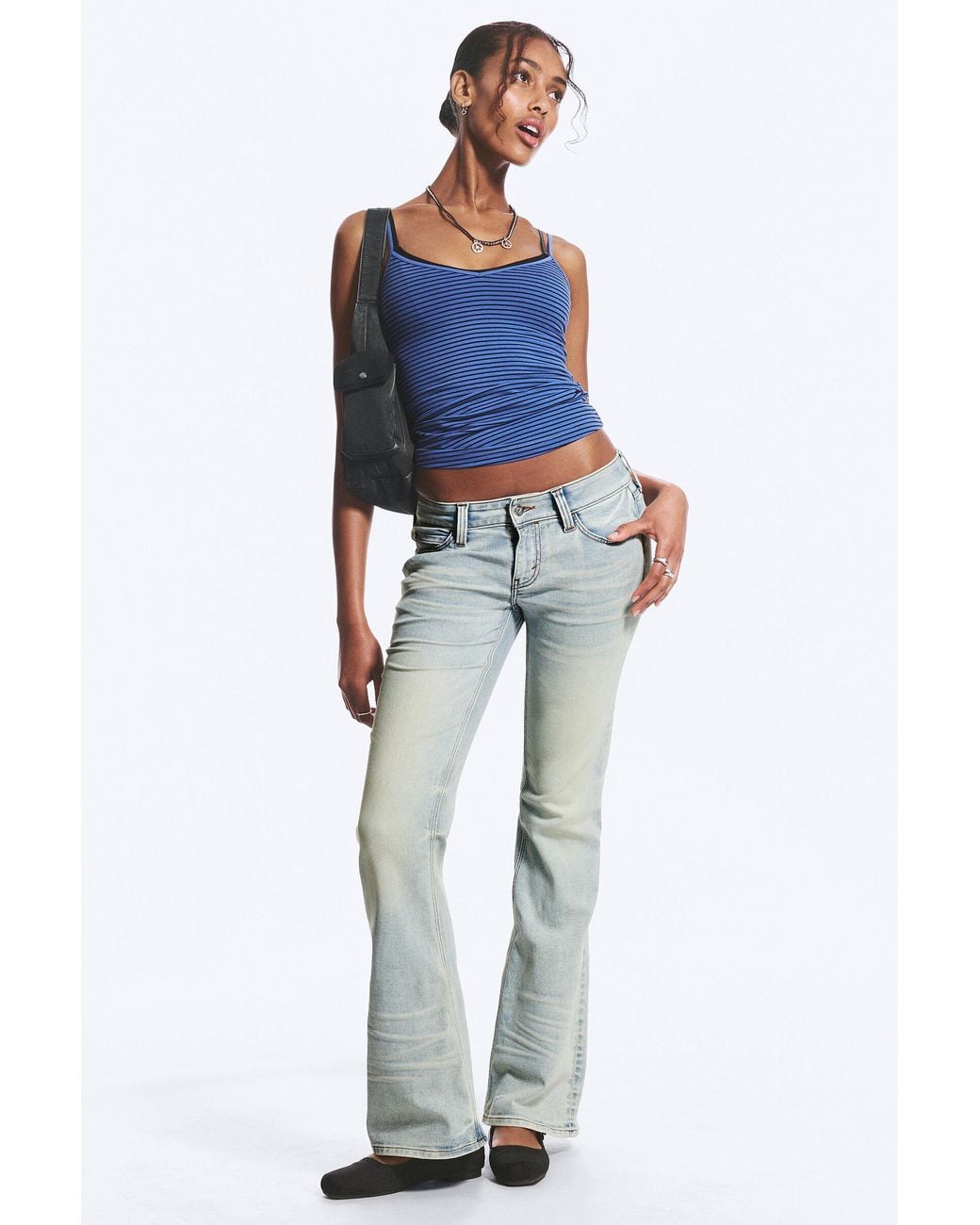 Cheap Monday Multicolor Booty Bei Low Rise Skinny Bootcut Jeans