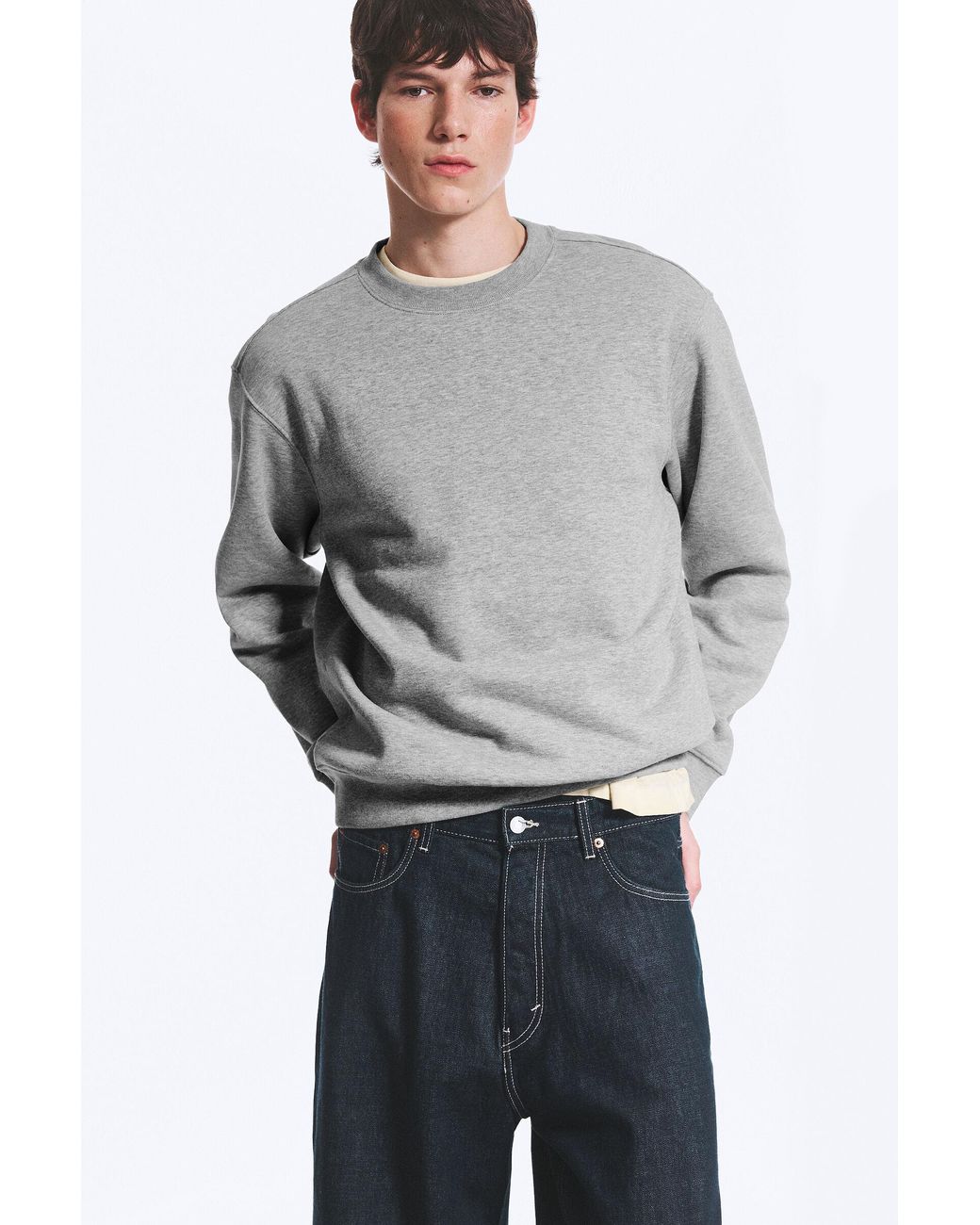 Weekday Gray Classic Sweatshirt for men
