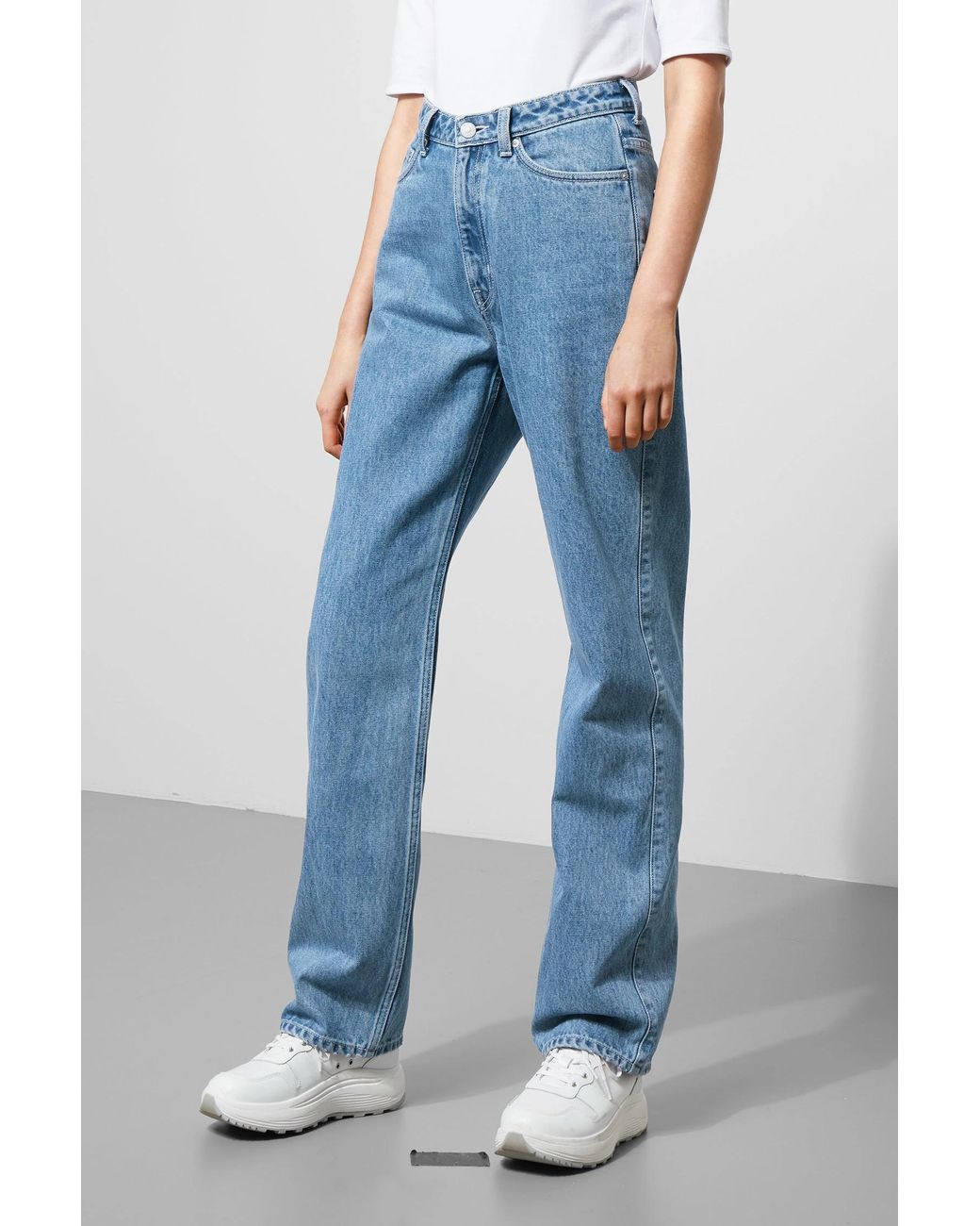 Weekday Denim Row Sky Blue Jeans | Lyst UK
