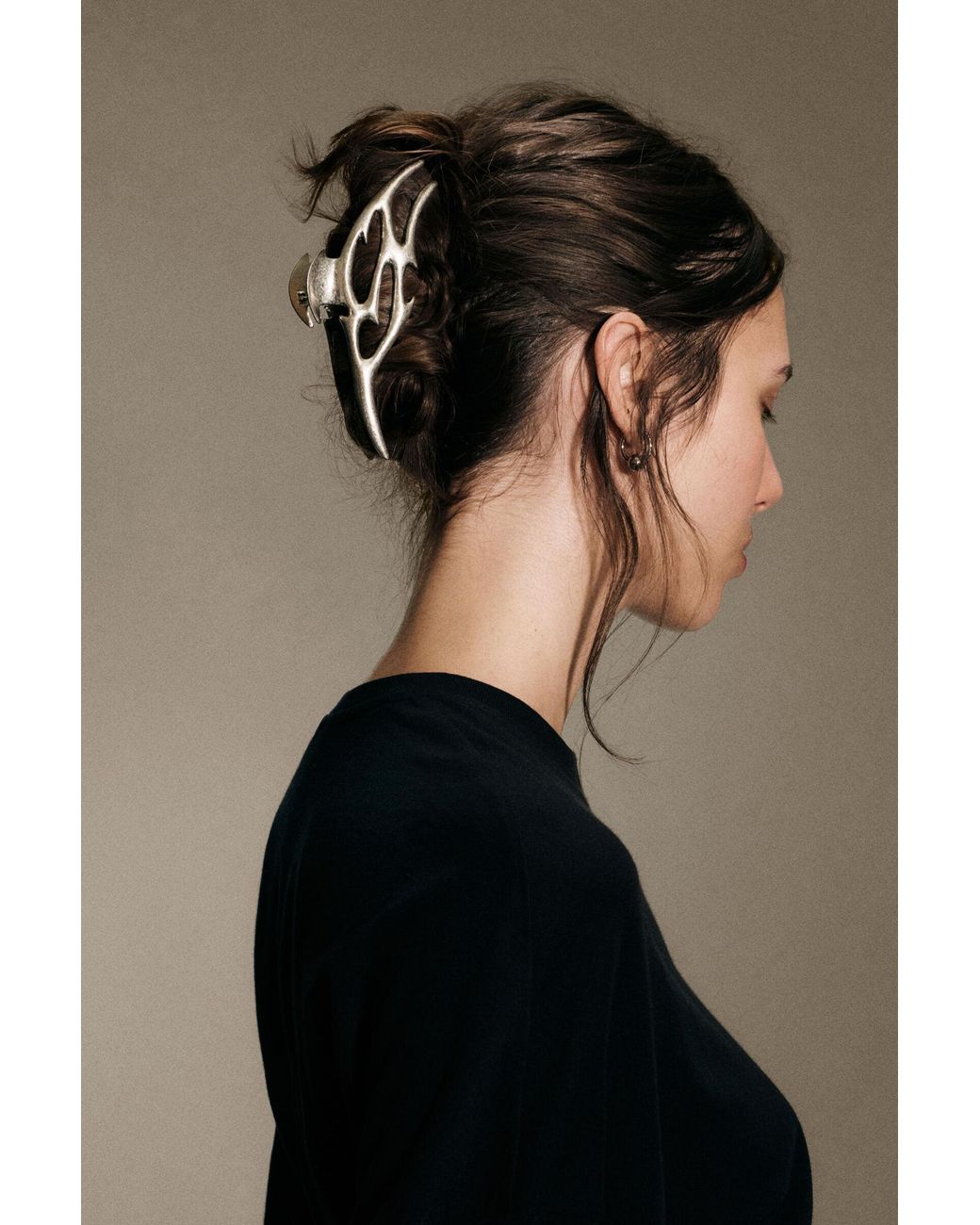 Weekday Metallic Wavy Hair Clip