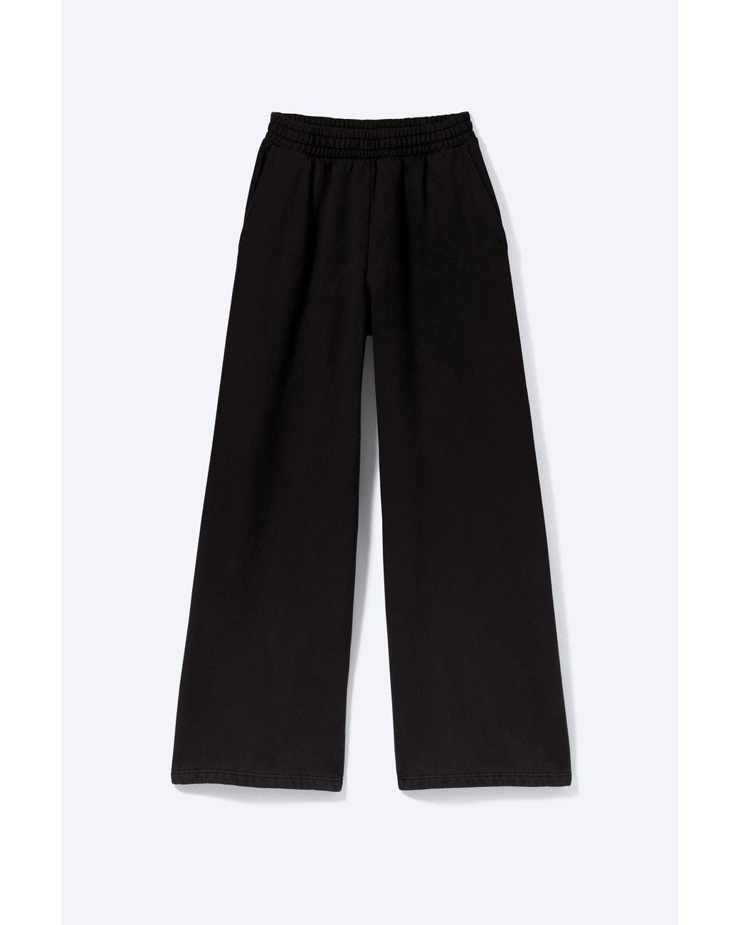 Weekday Black Loose Long Heavyweight Sweatpants