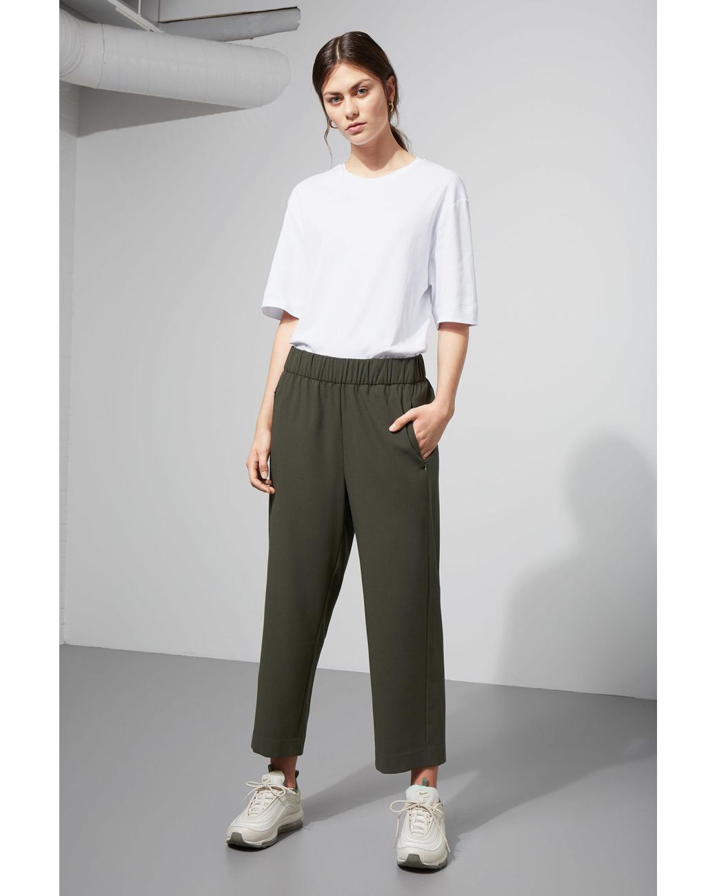 Weekday Synthetic Amelia Woven Trousers 