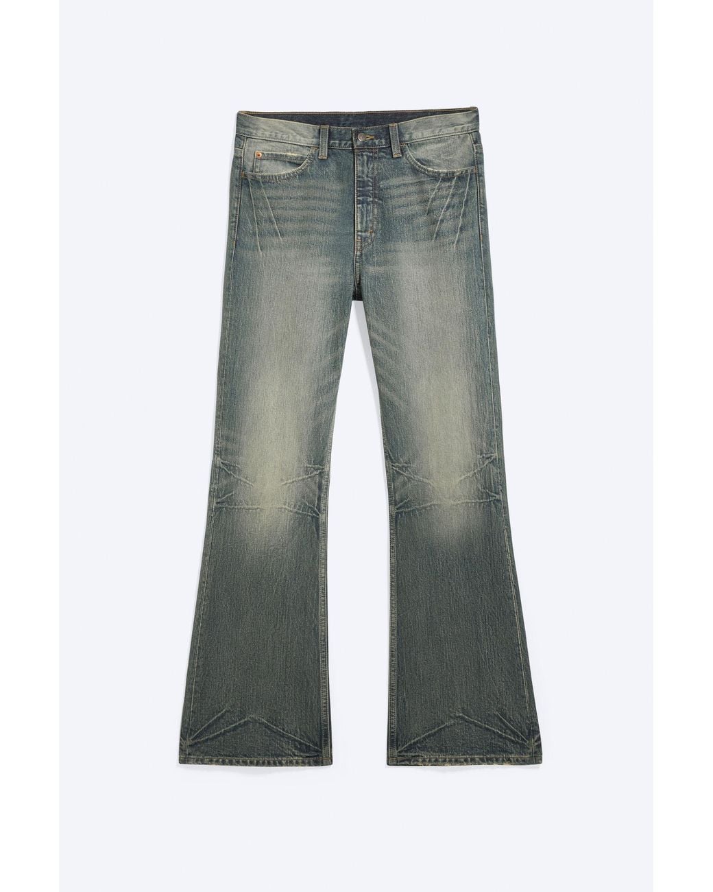 Cheap Monday Blue Boo Bootleg Low Rise Regular Bootcut Jeans for men