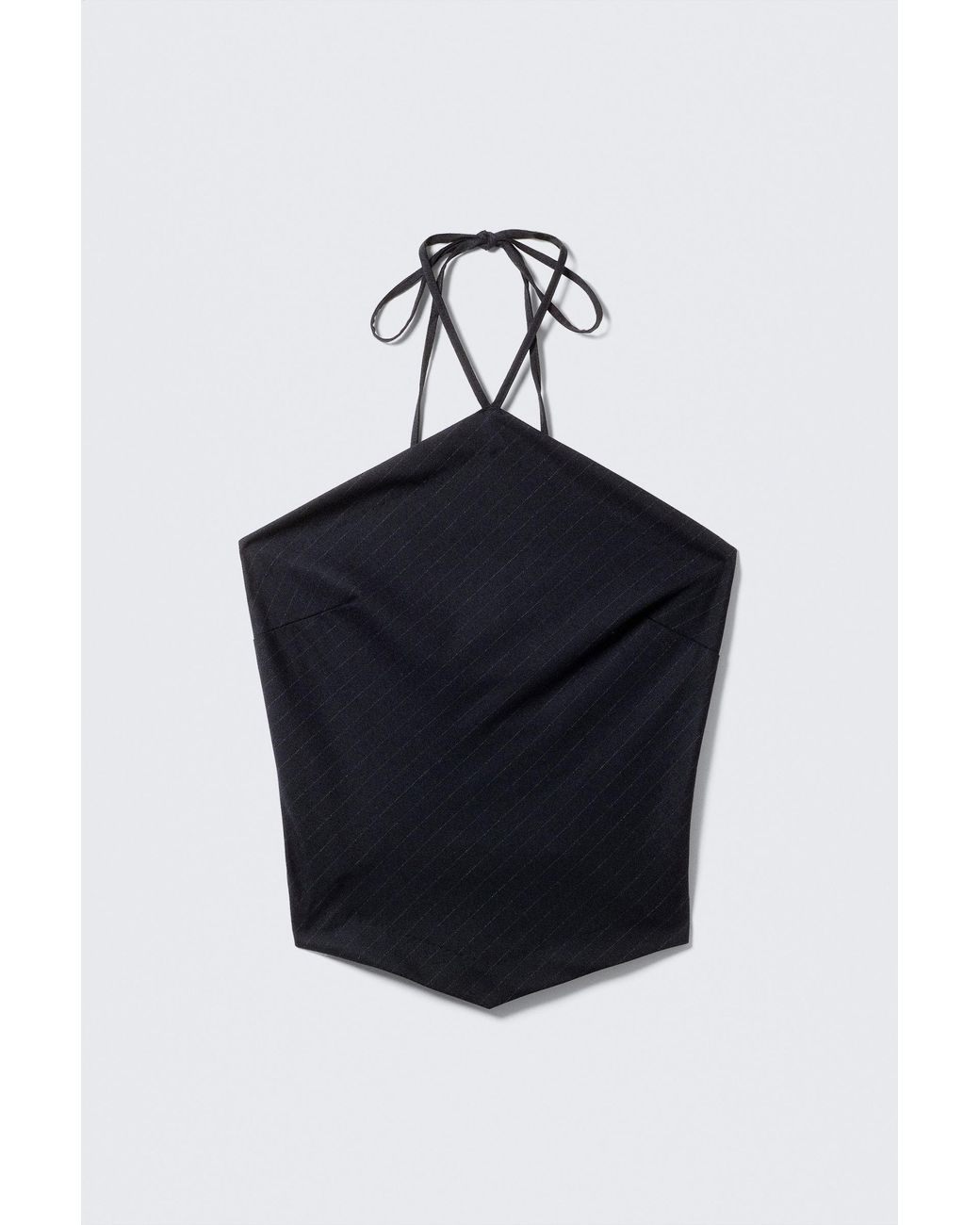 Weekday Black Slim Fit Halter Top