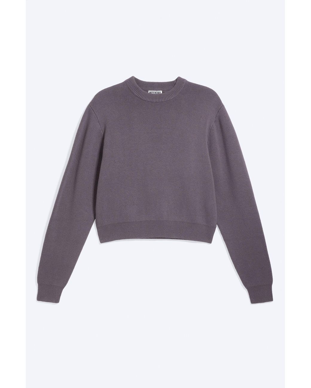 Weekday Blue Cotton Jumper for men