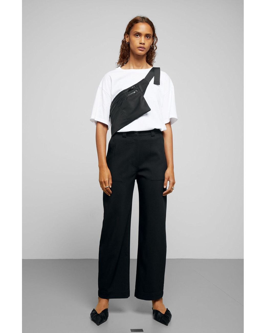Weekday Synthetic Quinn Trousers in 