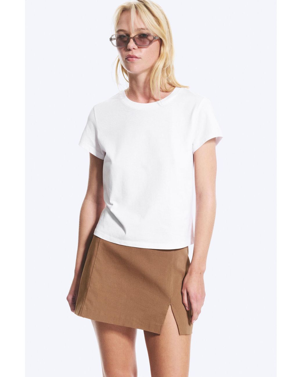 Monki Blue Regular Fit Mini T-Shirt