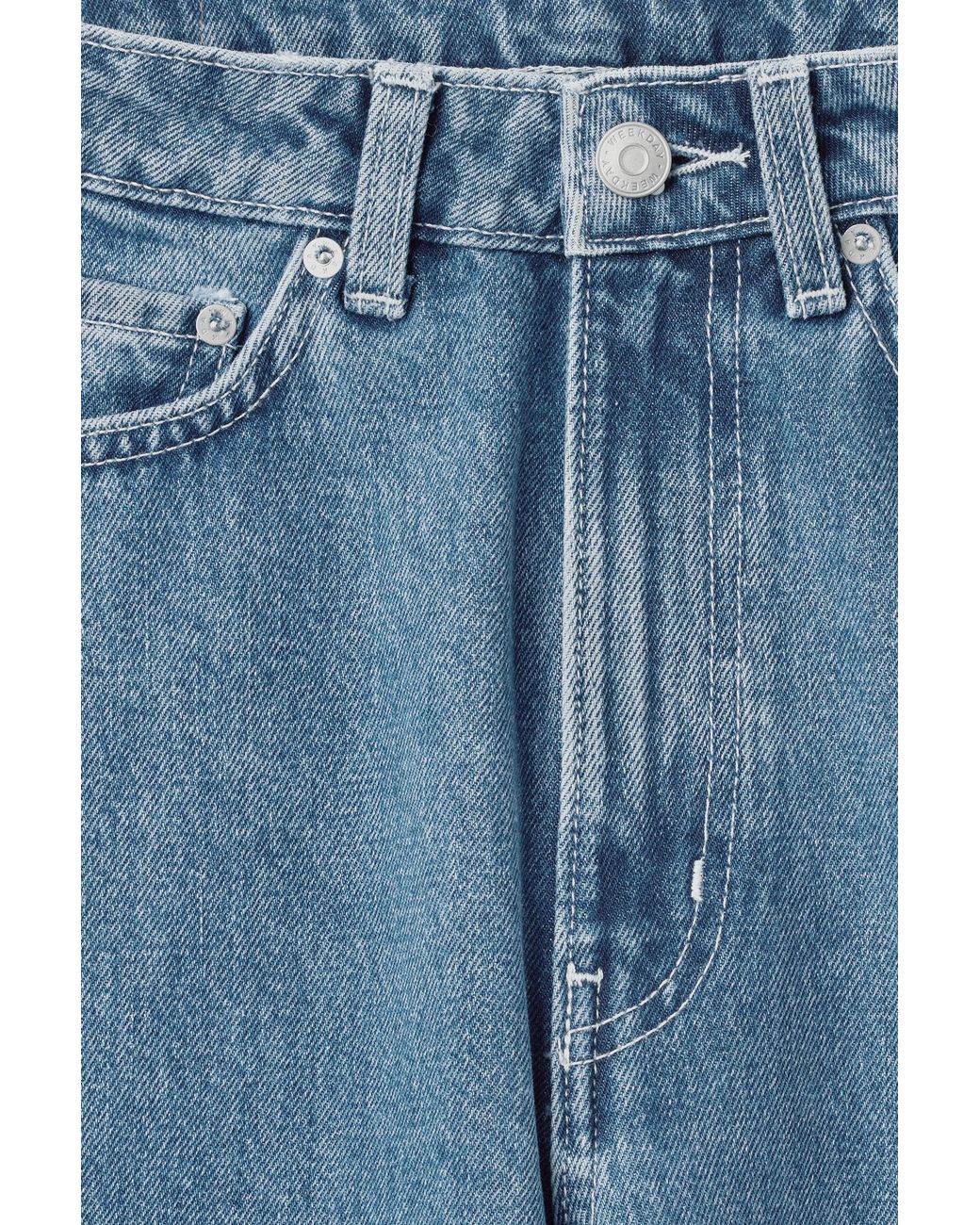 Weekday Denim Row Sky Blue Jeans | Lyst UK