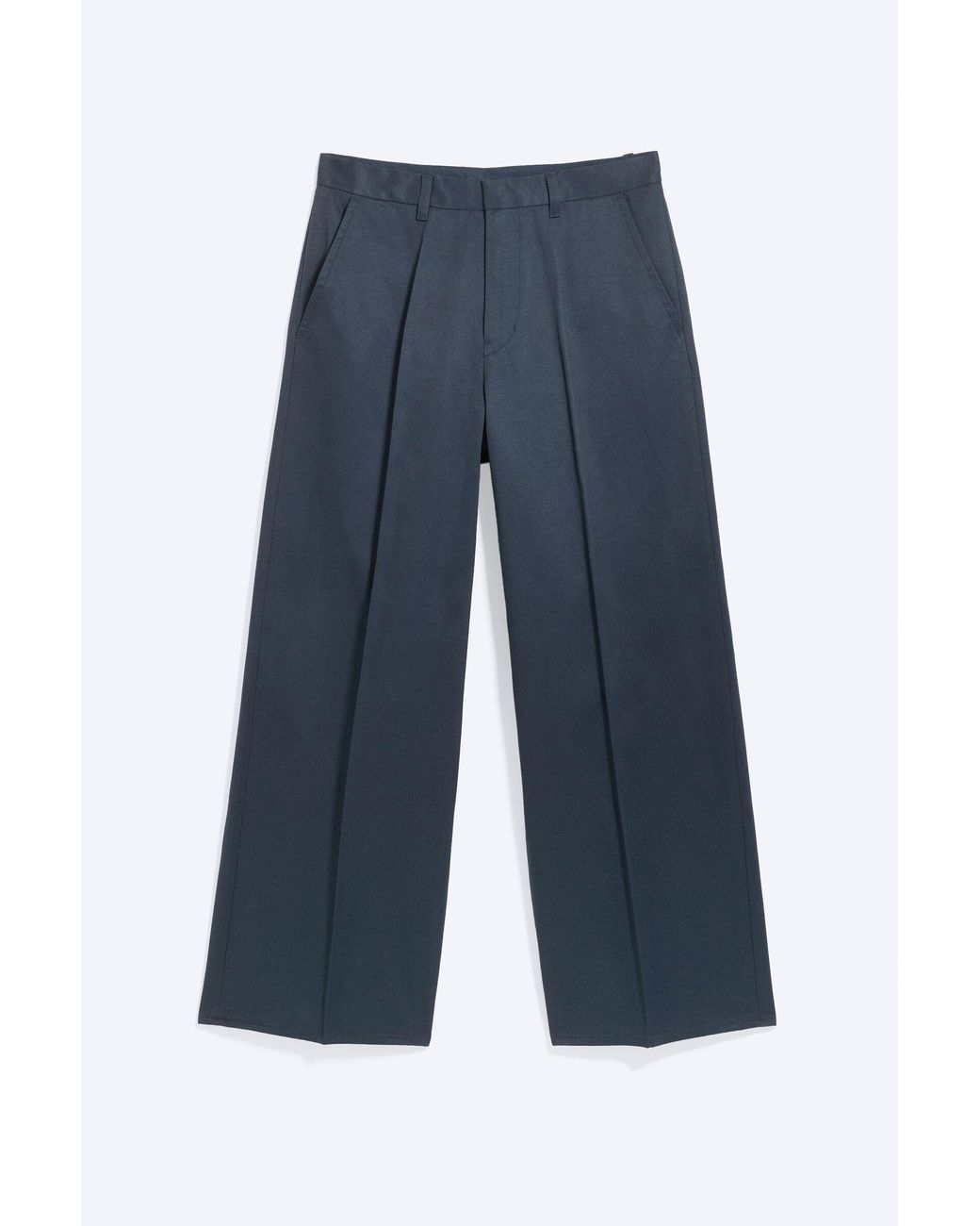 Weekday Blue Emil Loose Fit Chino Trousers for men