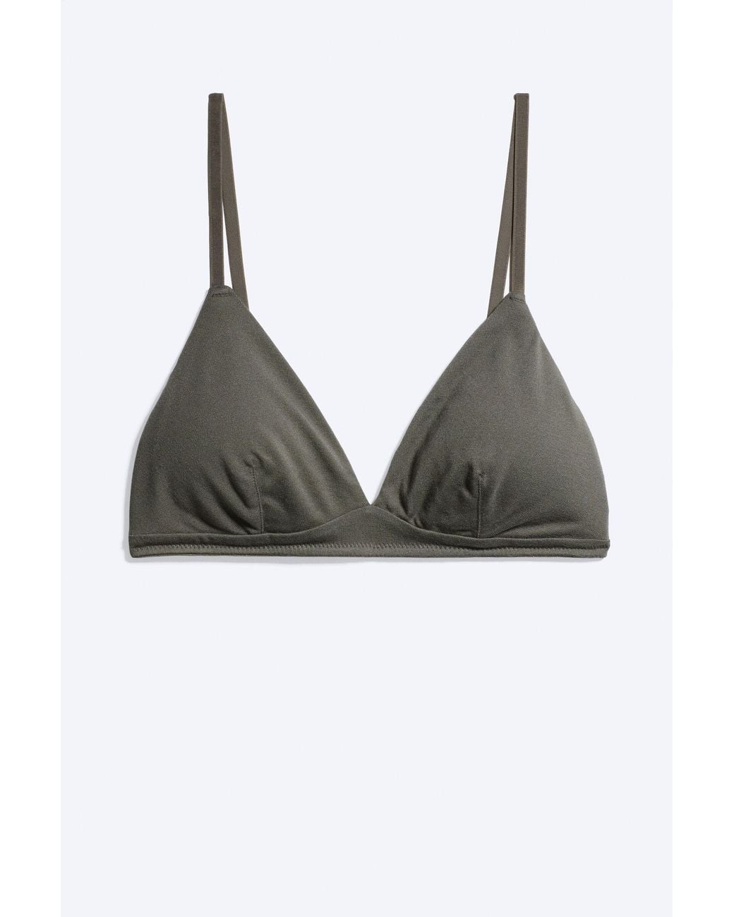 Weekday Black Soft Padded Triangle Bra