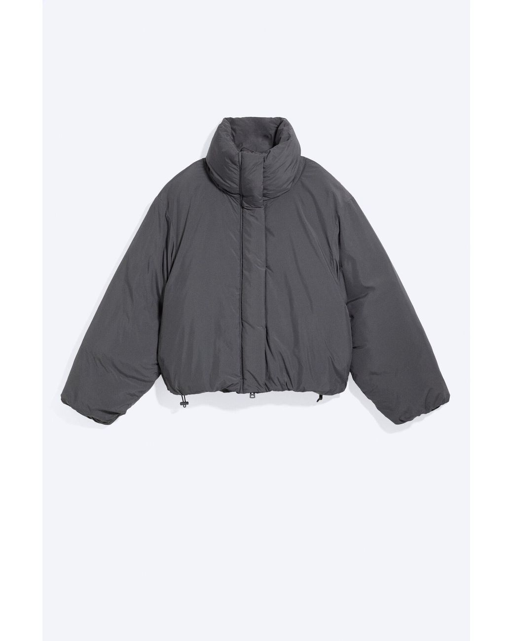 Weekday Gray Clean Puffer Jacket