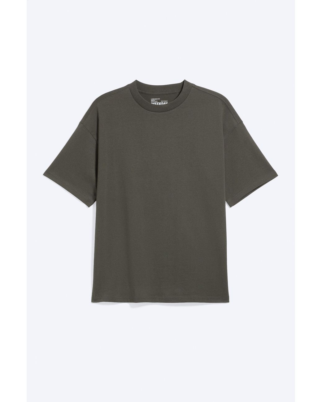 Weekday Black Loose Fit T-Shirt for men