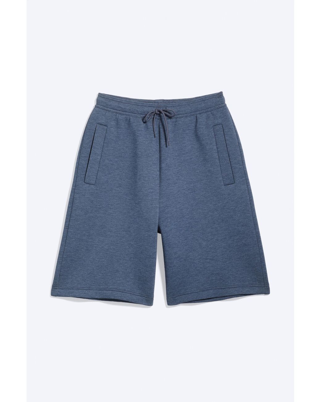 Weekday Blue Loose Fit Scuba Shorts for men