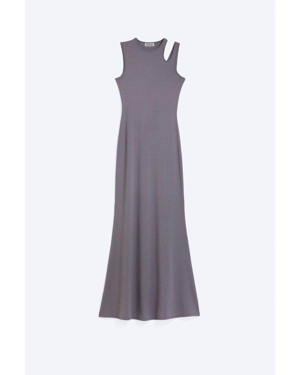 Weekday Purple Cutout Maxi Dress