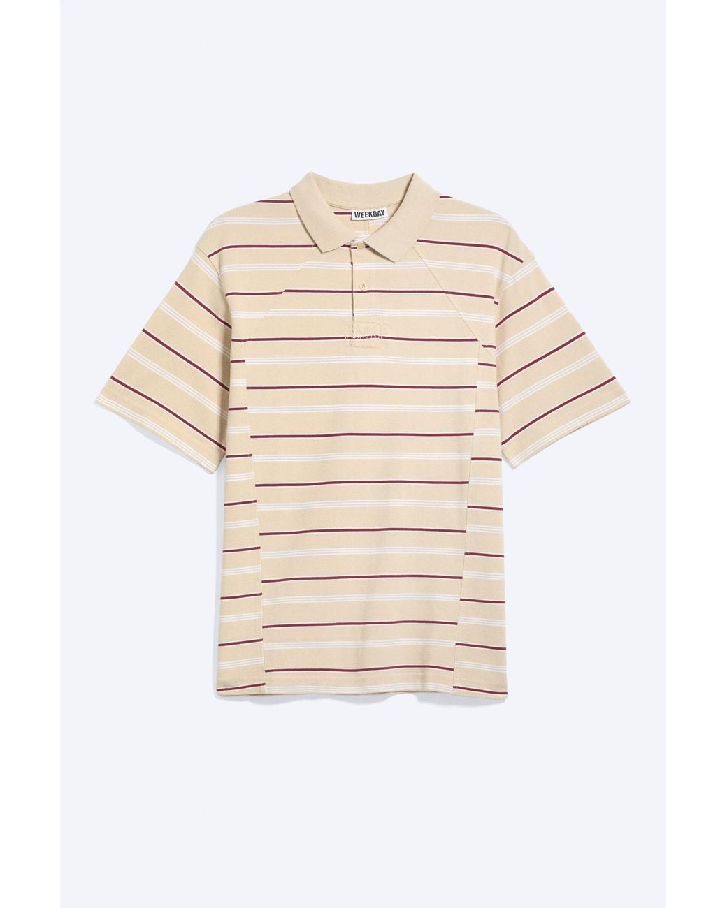 Weekday Multicolor Boxy Loose Polo Shirt for men