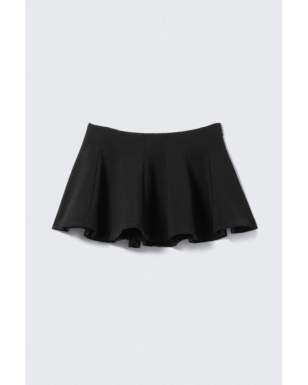 Monki Black Flared Mini Tutu Skirt
